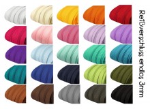 Endlos Reißverschluss 3mm mit 2 Schieber